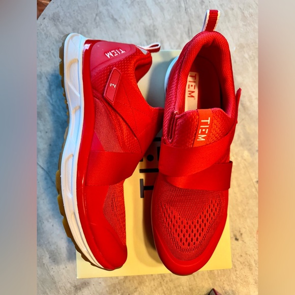 TIEM Shoes - TIEM Slipstream indoor cycle shoes - Solar red (New, never worn)